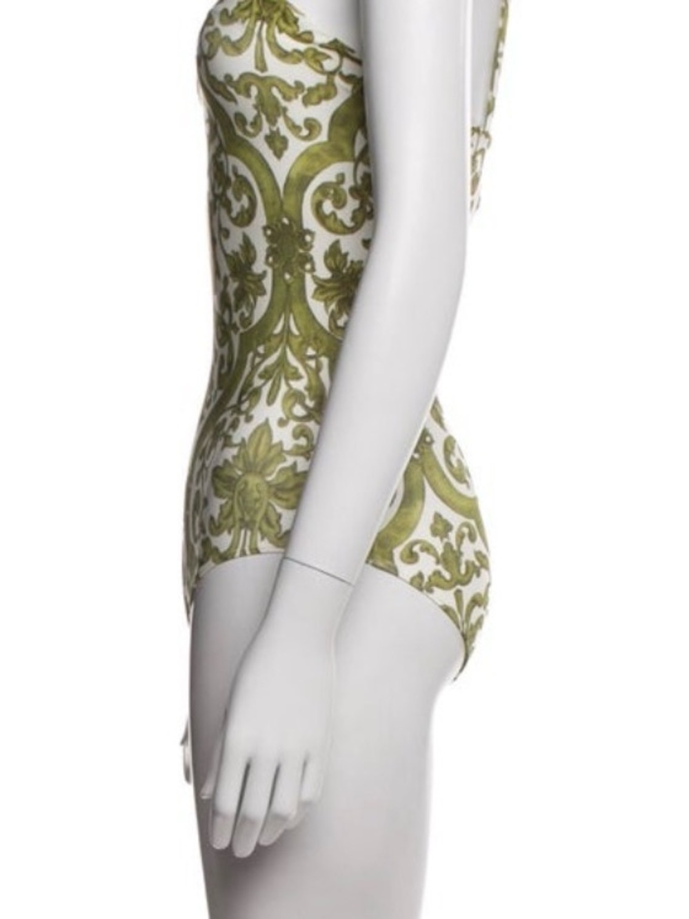 Savannah Morrow Green One-Piece Swimsuit - Women Swim Size XS - Picture 3 of 6